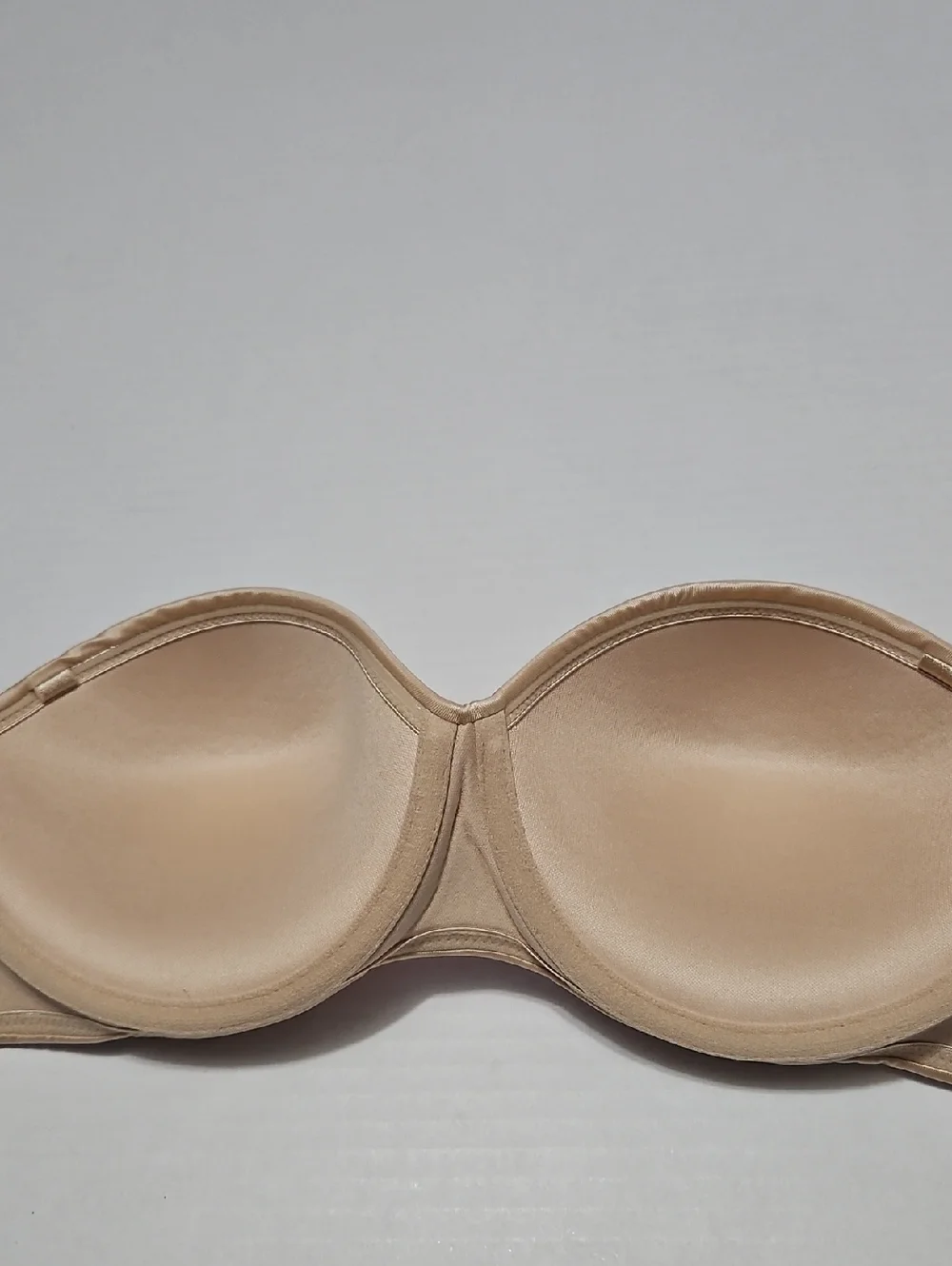 Auden Nude Strapless Seamless Push Up Molded Cup Bandeau Size 36C